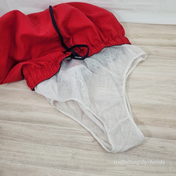 Vintage HAWAIIAN AUTHENTICS LINED Red Swim Board Shorts / Youth Size XL‎  34/36 - Picture 9 of 10